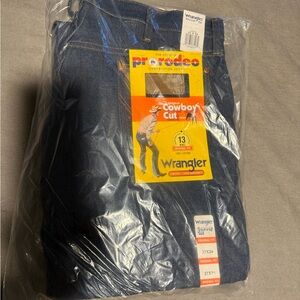Wrangler Pro Rodeo Cowboy Cut Jeans in Dark Blue 13MWZ